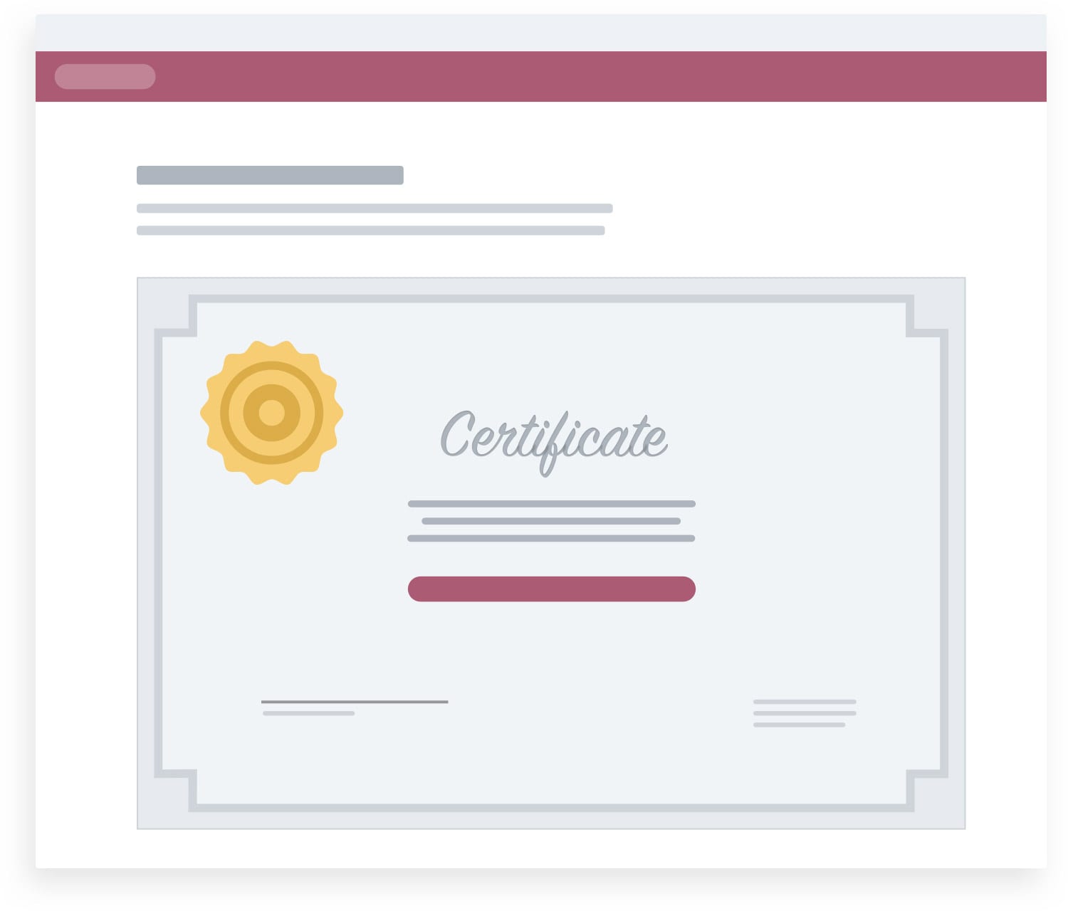 Customer Training Certificates