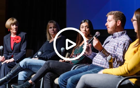 Maria Manning-Chapman, Adam Avramescu, Julie Ormond, Colleen Lai, and Kristine Olsen at Connect 2018