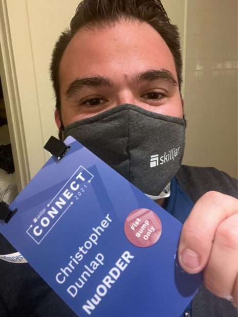 Skilljar Connect Attendee with Mask