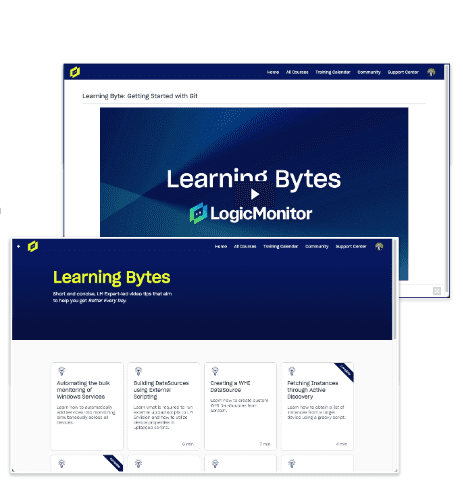LogicMonitor uses Learning Bytes - short videos produced by SMEs - to scale learning content quickly