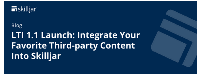 Integrate Your Favorite Third-party Content into Skilljar